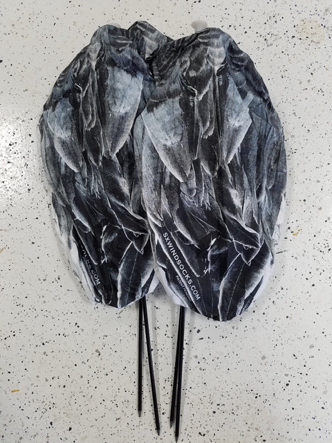 Juvie blue goose windsock decoy bags