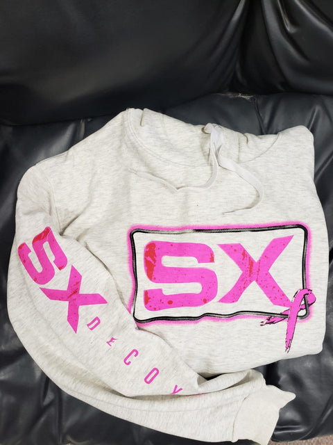 SX Oatmeal Pink Breast Cancer Sweatshirts